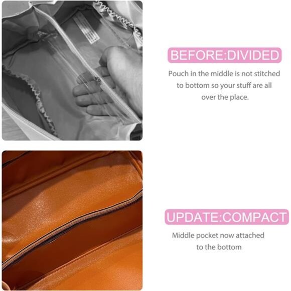 Glitter Makeup Bag Organizer - Picture 2 of 6